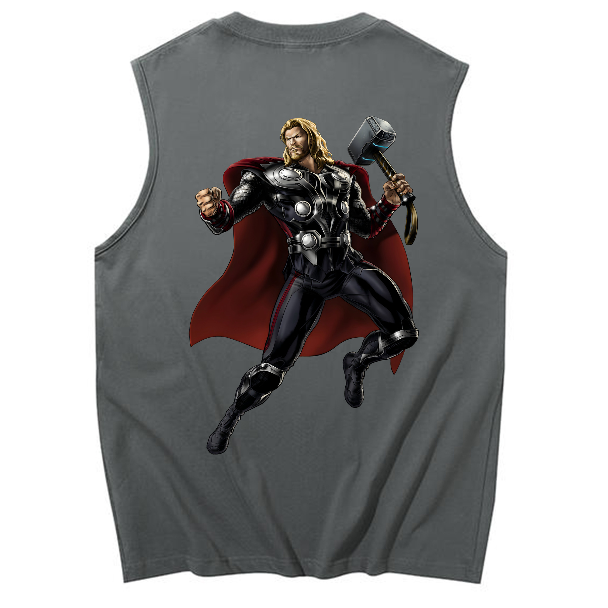 （画像用） アベンジャーズ The Avengers コットン100％タンクトップ（背面プリント）